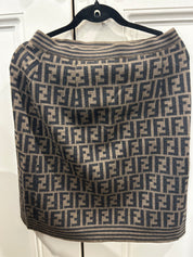 Fendi merino wool wrap skirt size 10-12Au