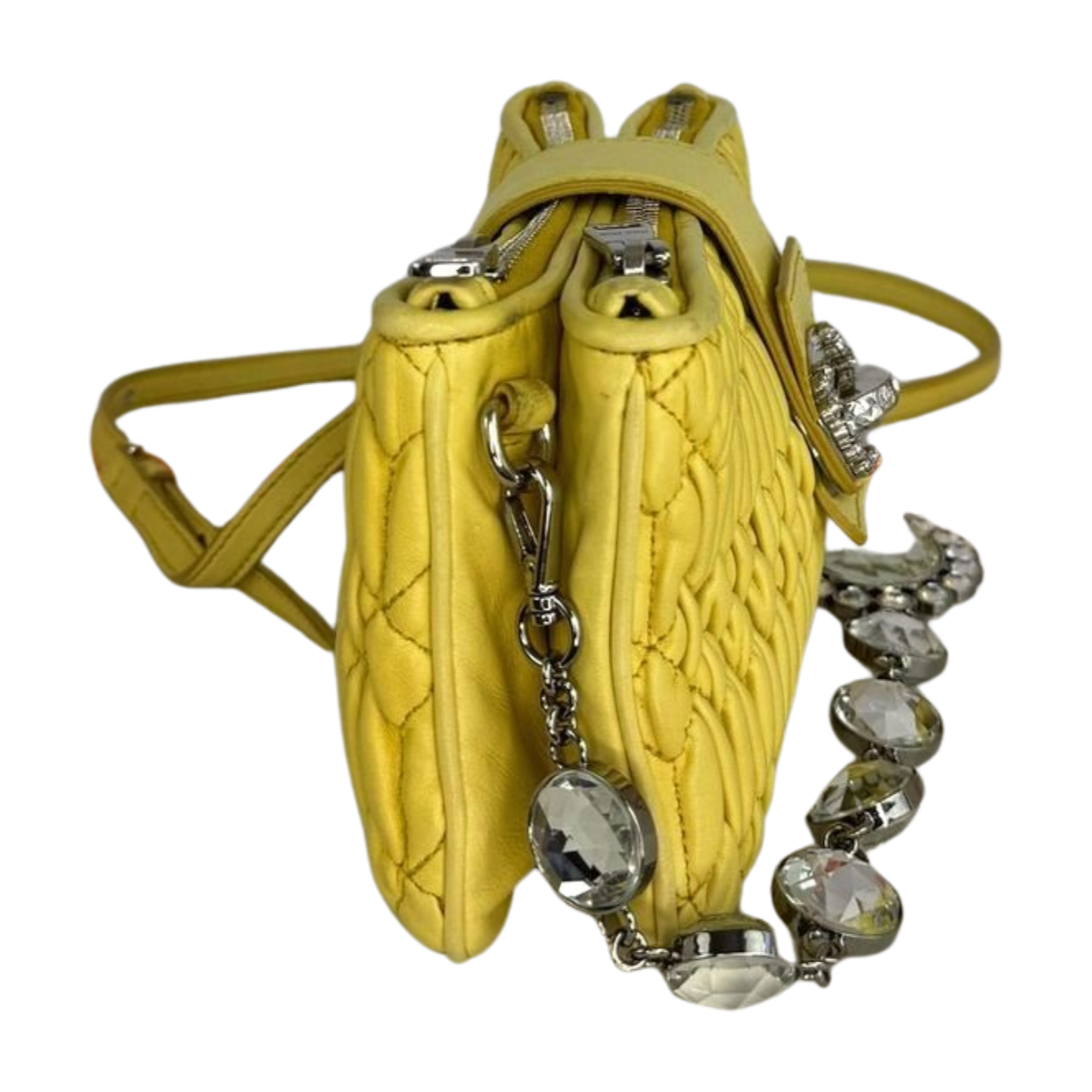 Miu Miu | Yellow Crystal Hand Bag (Excellent Condition)