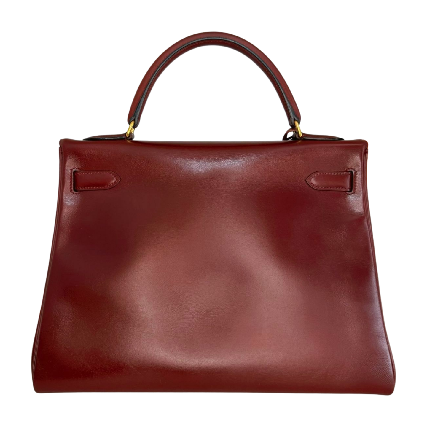 Hermes | Kelly Sellier 32 in Deep Red (Excellent Condition)