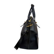 Alexander McQueen | Black Leather Zip Tote With Strap (Excellent Condition)