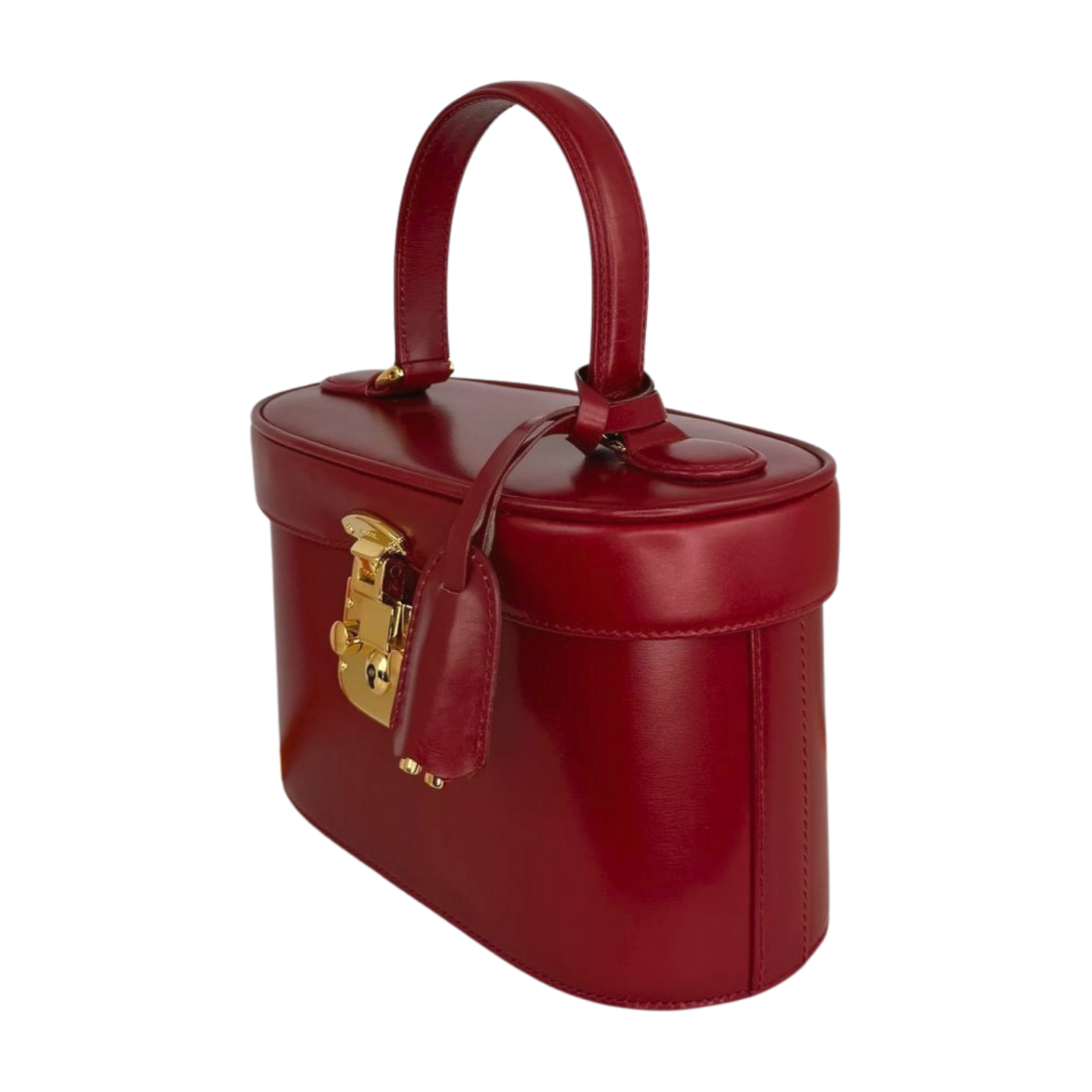 Gucci | Red Leather Top Handle Bag (Excellent Condition)