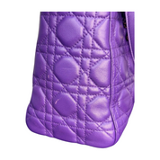 Dior | Limited Edition Medium Lady Dior - Purple Leather Quilt (Excellent Condition) - CONS