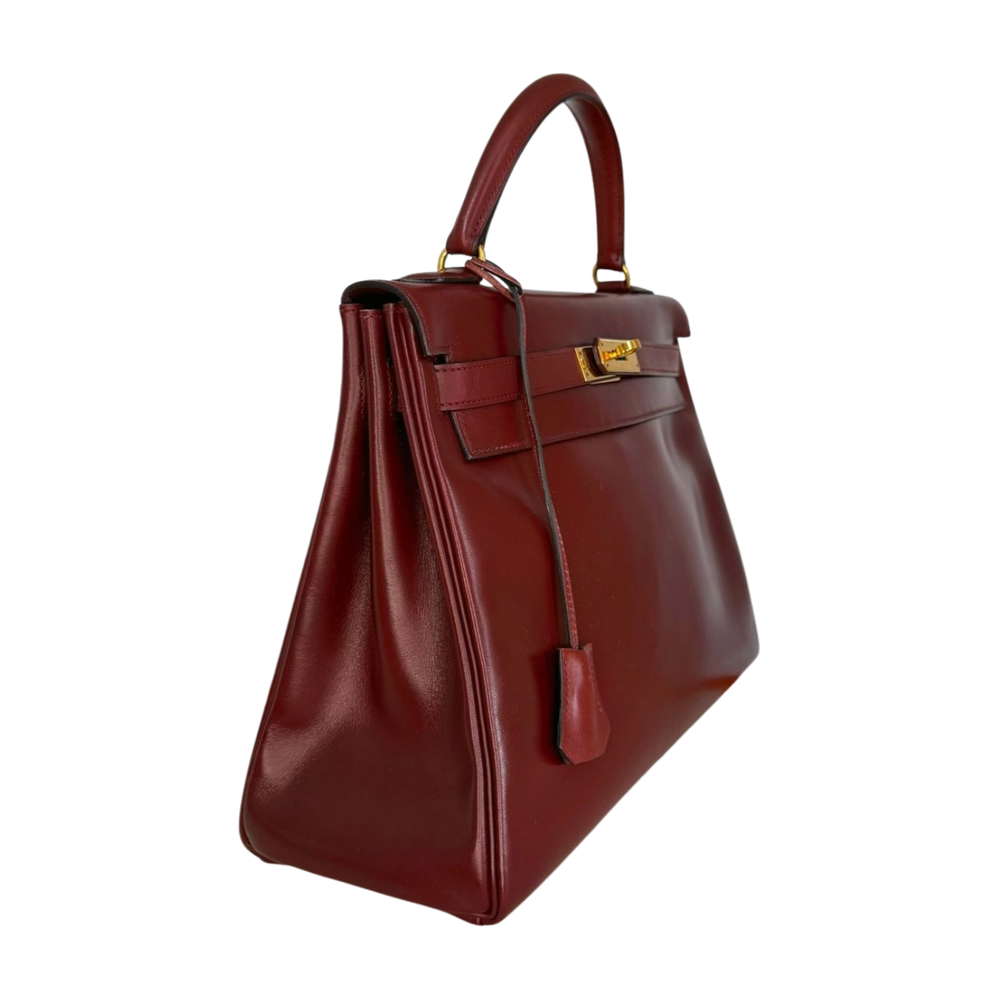 Hermes | Kelly Sellier 32 in Deep Red (Excellent Condition)