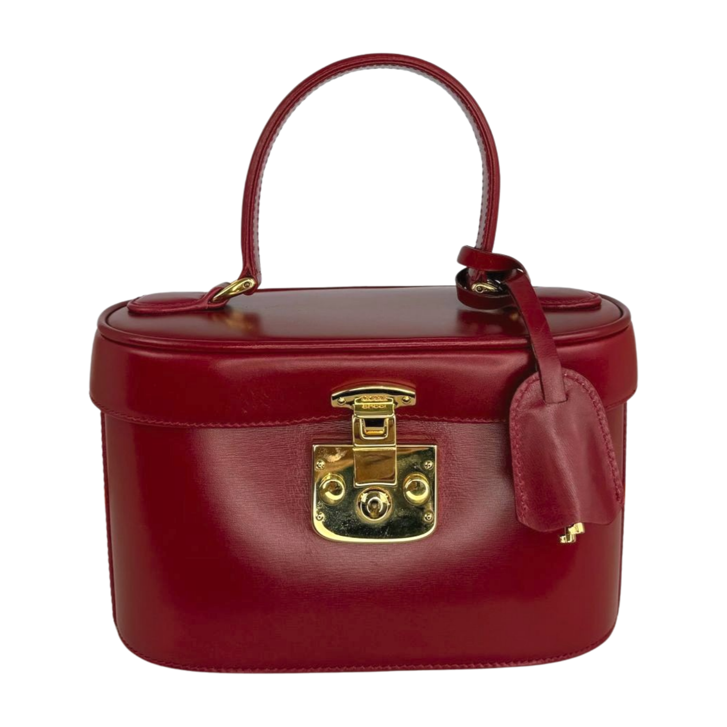 Gucci | Red Leather Top Handle Bag (Excellent Condition)