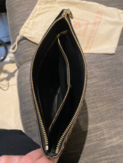 Salvatore Ferragamo Leopard Print Clutch