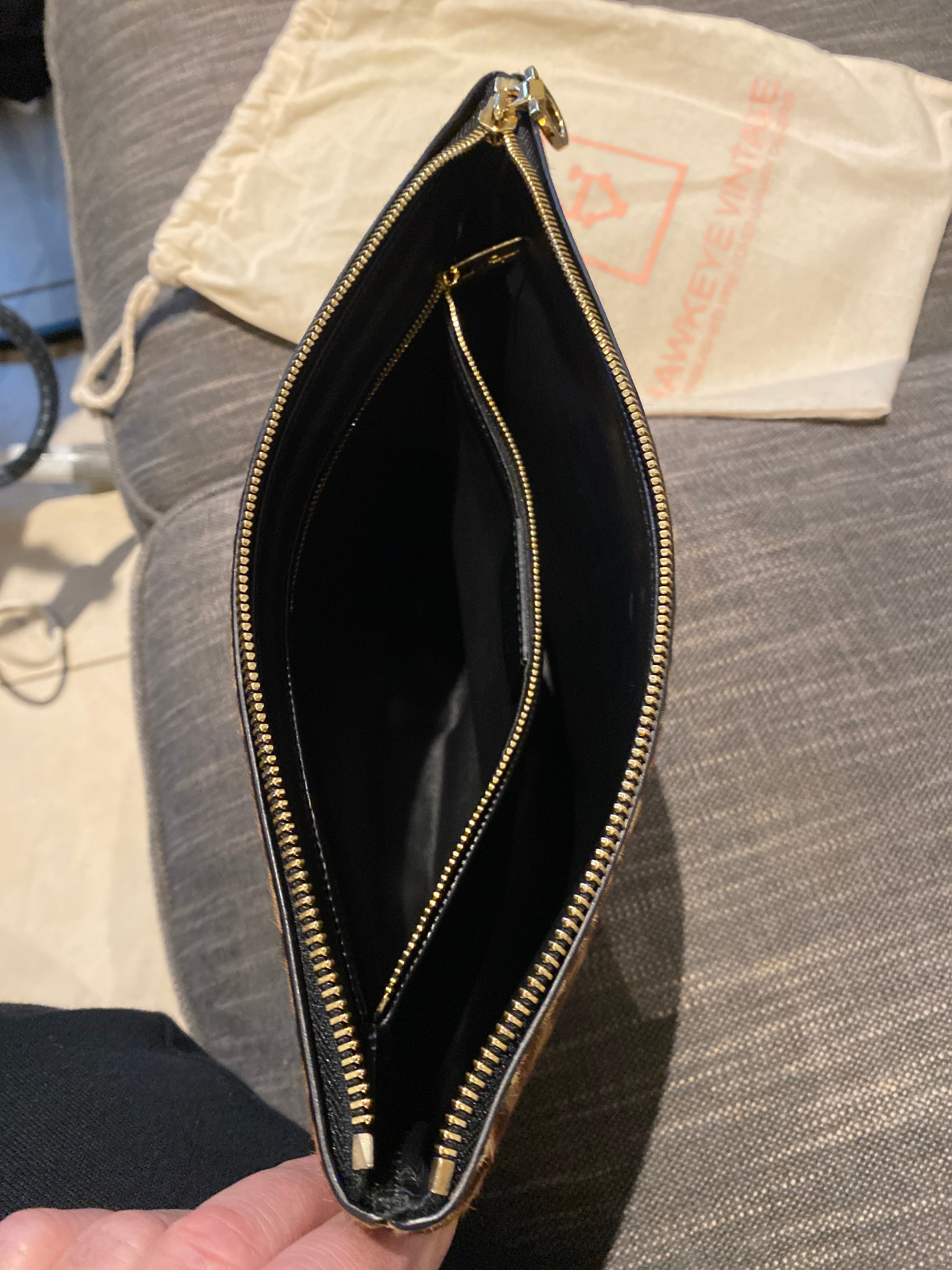 Salvatore Ferragamo Leopard Print Clutch