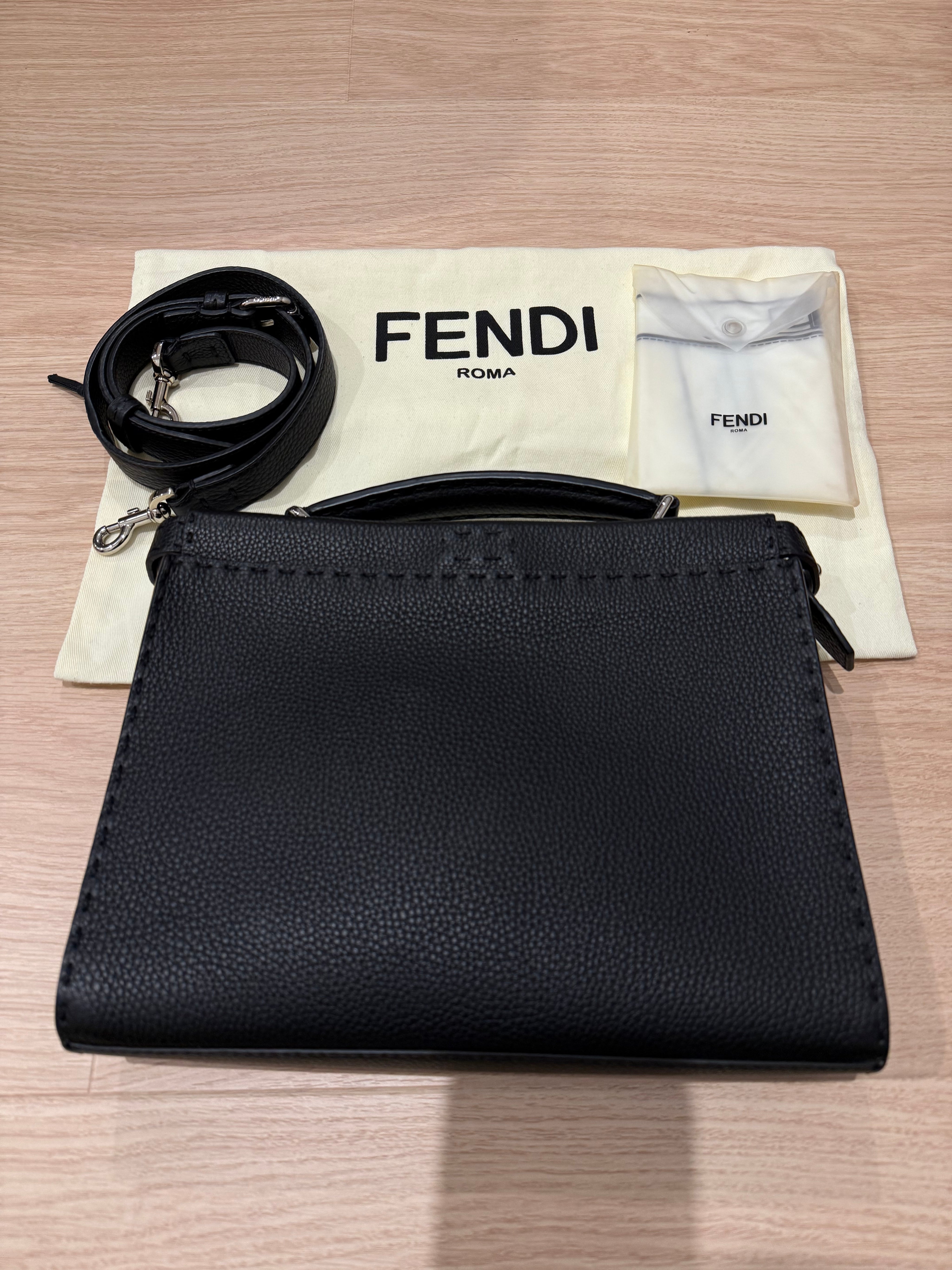 FENDI Peekaboo Iconic Fit Mini Monster Eye