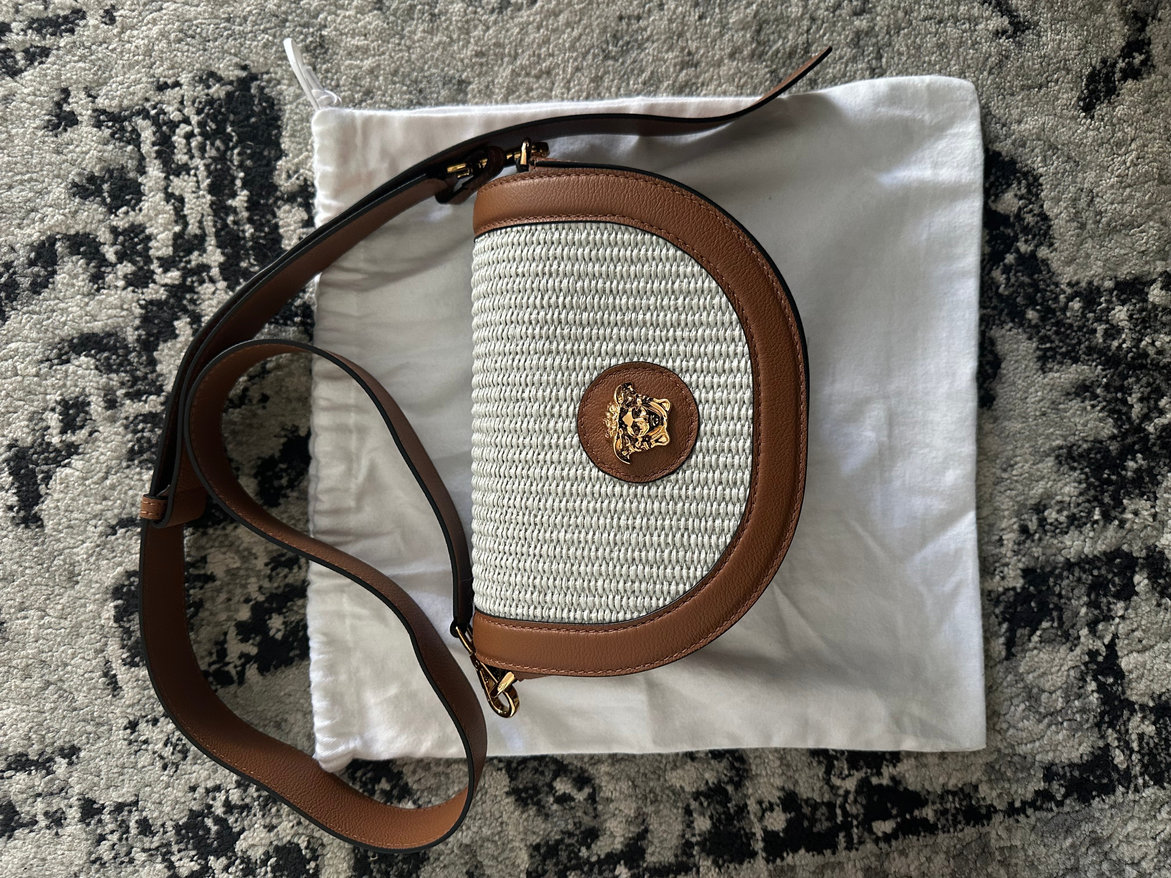 Versace ratten and leather bag with original dustbag