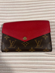 LV wallet red