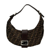 Fendi | Zucca Hobo Bag | Canvas | Silver Hardware