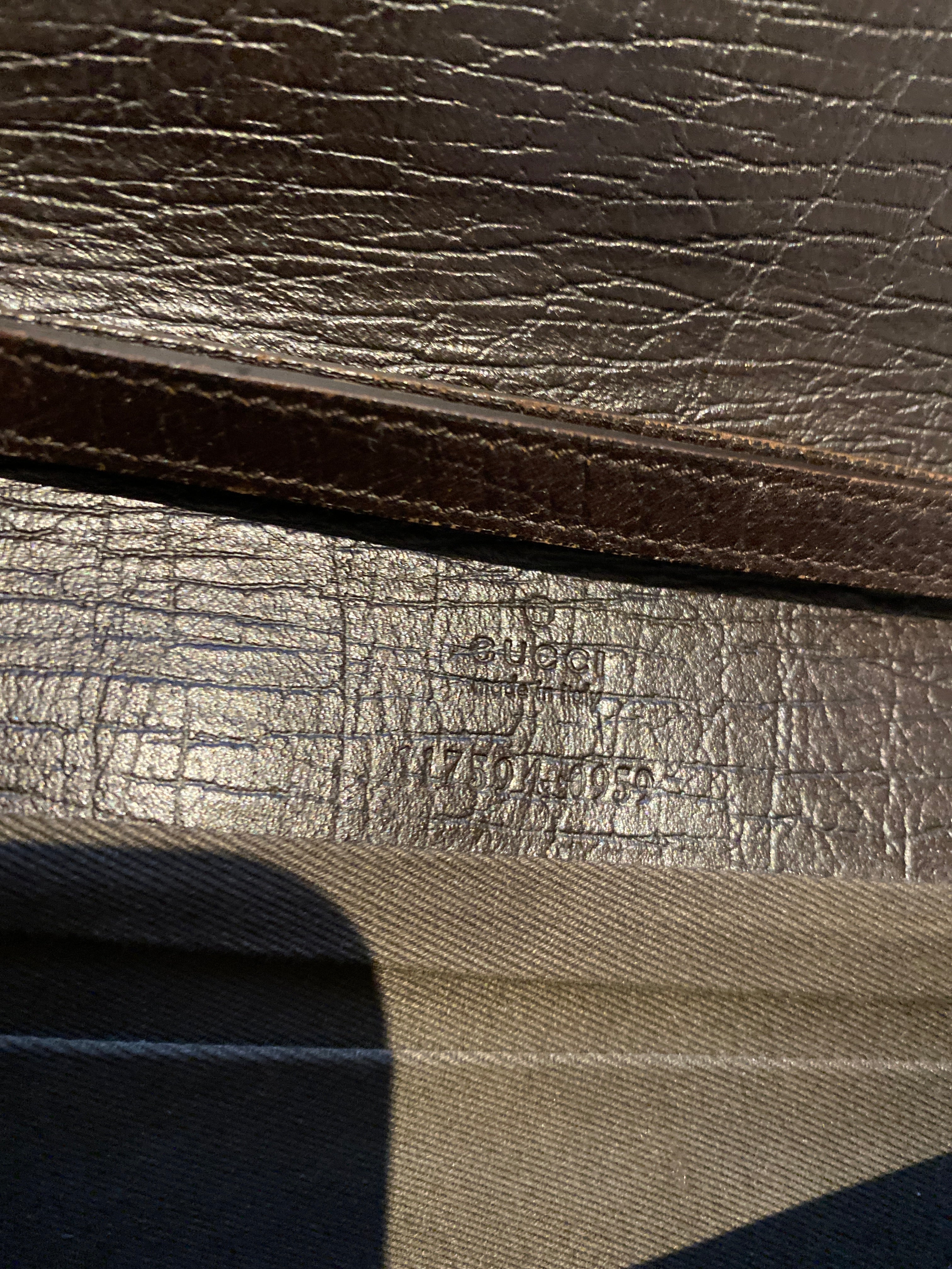 Gucci Monogram Bamboo Crossbody/Clutch