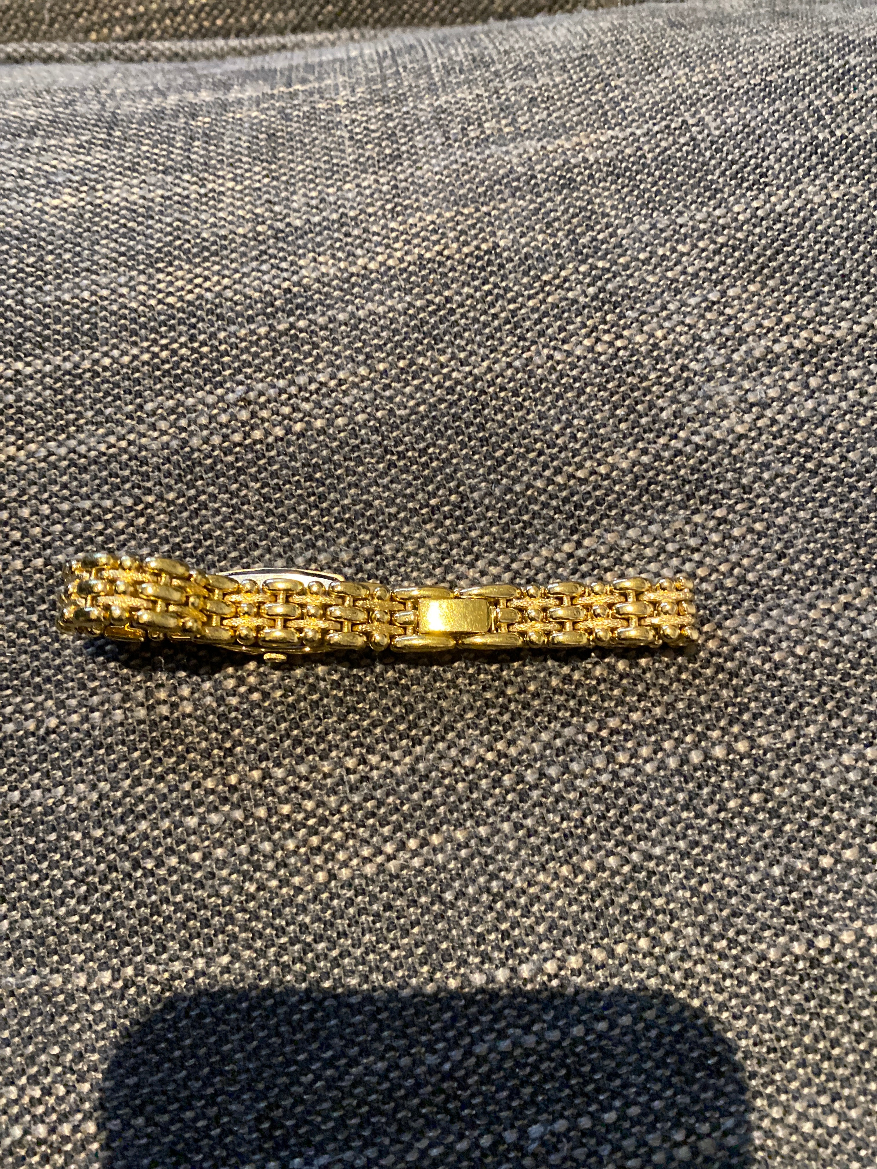 Seiko gold plated Watch with small diamond . New battery