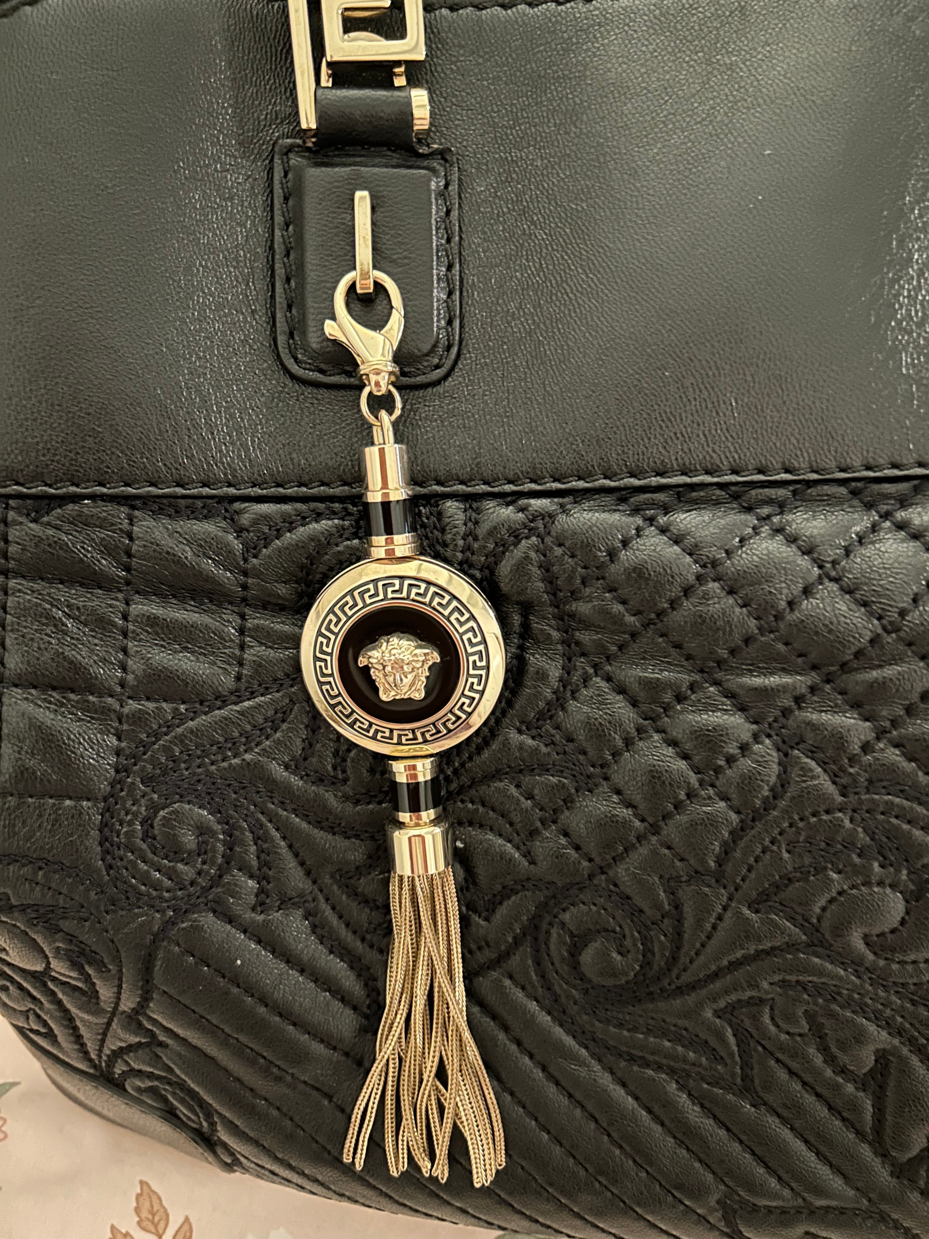 Versace Vanitas Athena Quilted Dome Bag
