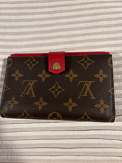 LV wallet red