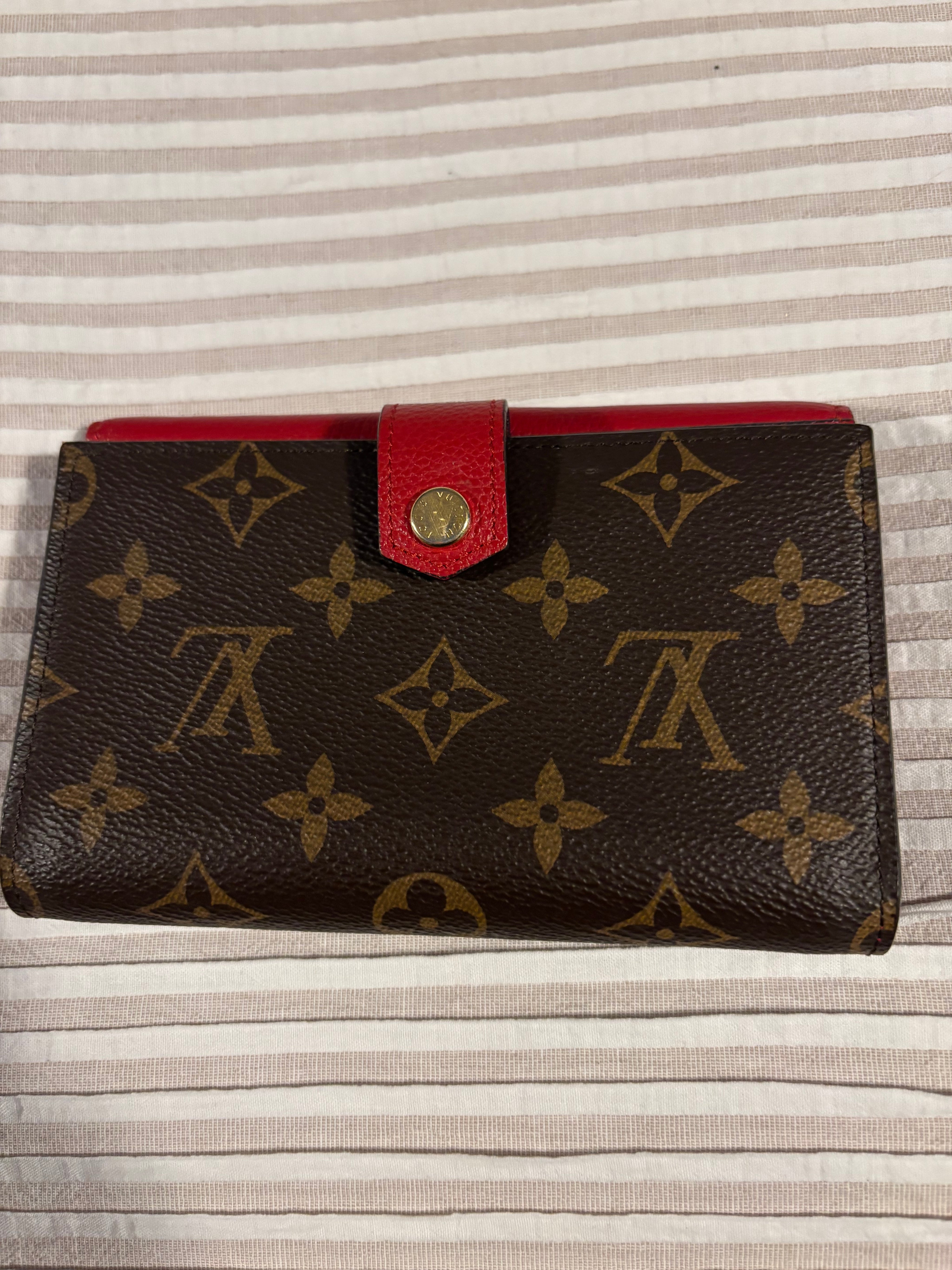 LV wallet red